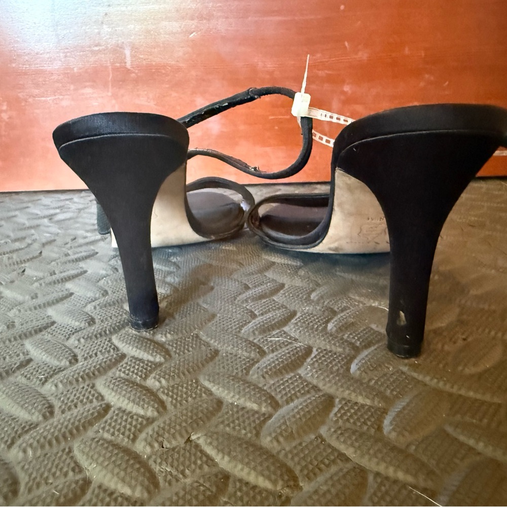 💚Nina Black Sequin Strappy Sandals-Never Worn - Picture 4 of 6